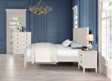 Altamira White Queen Bed - Ornate Home