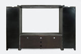 Altamonte Brushed Grey Entertainment Wall - Ornate Home