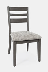 Altamonte Brushed Grey Ladderback Chair (Set of 2) - Ornate Home