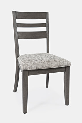 Altamonte Brushed Grey Ladderback Chair (Set of 2) - Ornate Home