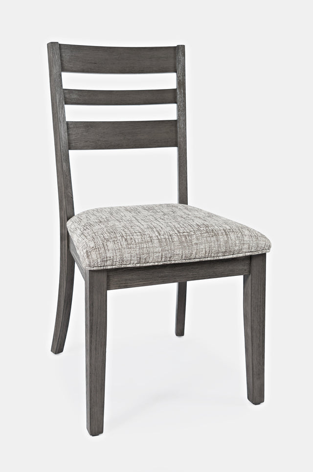 Altamonte Brushed Grey Ladderback Chair (Set of 2) - Ornate Home