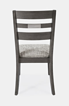 Altamonte Brushed Grey Ladderback Chair (Set of 2) - Ornate Home