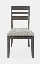 Altamonte Brushed Grey Ladderback Chair (Set of 2) - Ornate Home