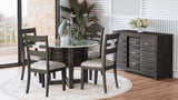 Altamonte Brushed Grey Round Dining Table - Ornate Home
