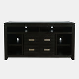 Altamonte Dark Charcoal 60 Fireplace w/ Crystal Display - Ornate Home