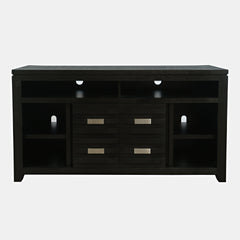 Altamonte Dark Charcoal 60 Fireplace w/ Crystal Display - Ornate Home