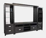Altamonte Dark Charcoal Entertainment Wall - Ornate Home