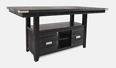 Altamonte Dark Charcoal High/Low Rect. Dining Dining Table w/ 4 Chairs - Ornate Home