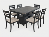 Altamonte Dark Charcoal High/Low Rect. Dining Dining Table w/ 4 Chairs - Ornate Home