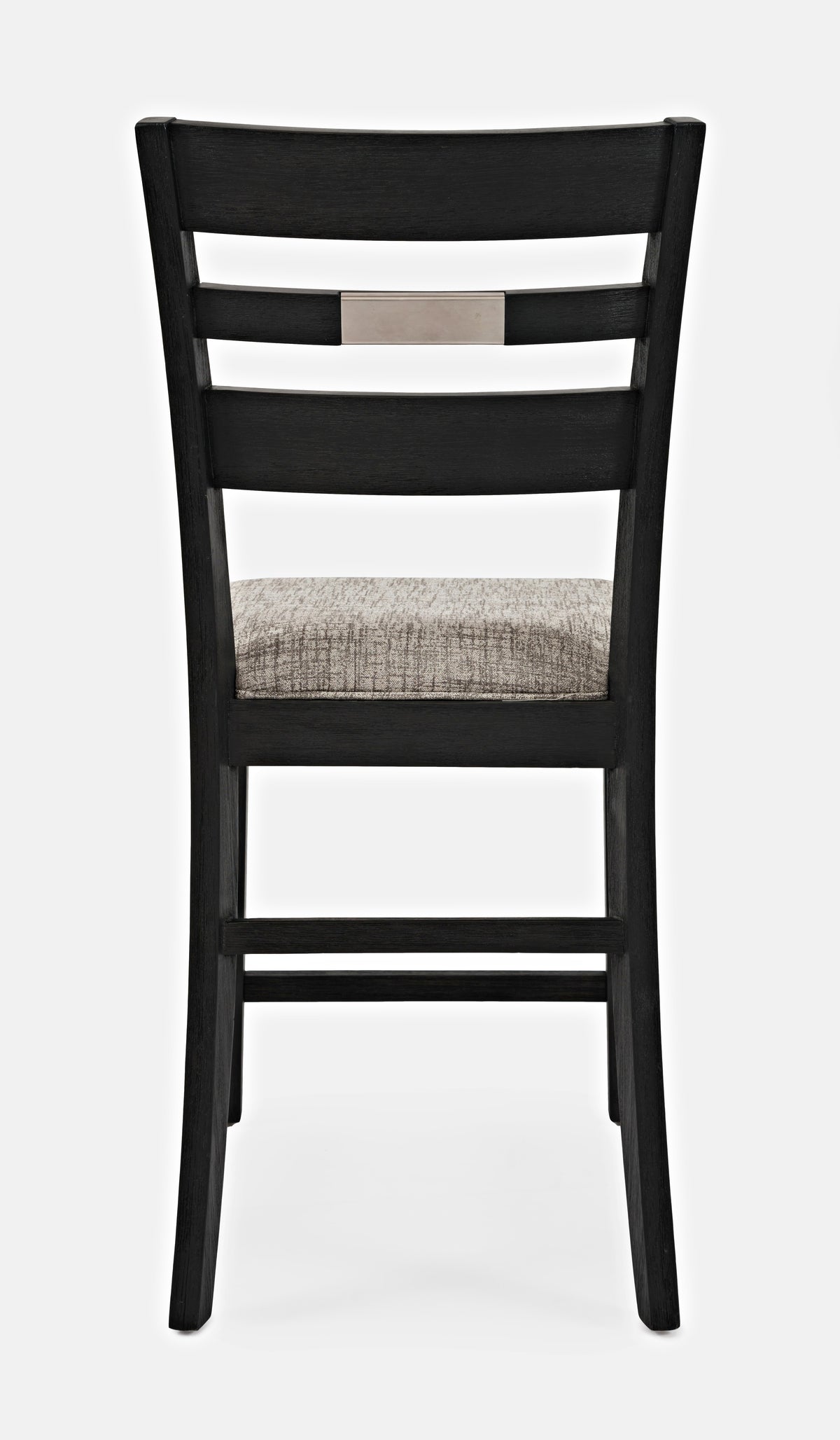 Altamonte Dark Charcoal High/Low Sq. Counter Dining Table w/ 6 Ladderback Stools - Ornate Home