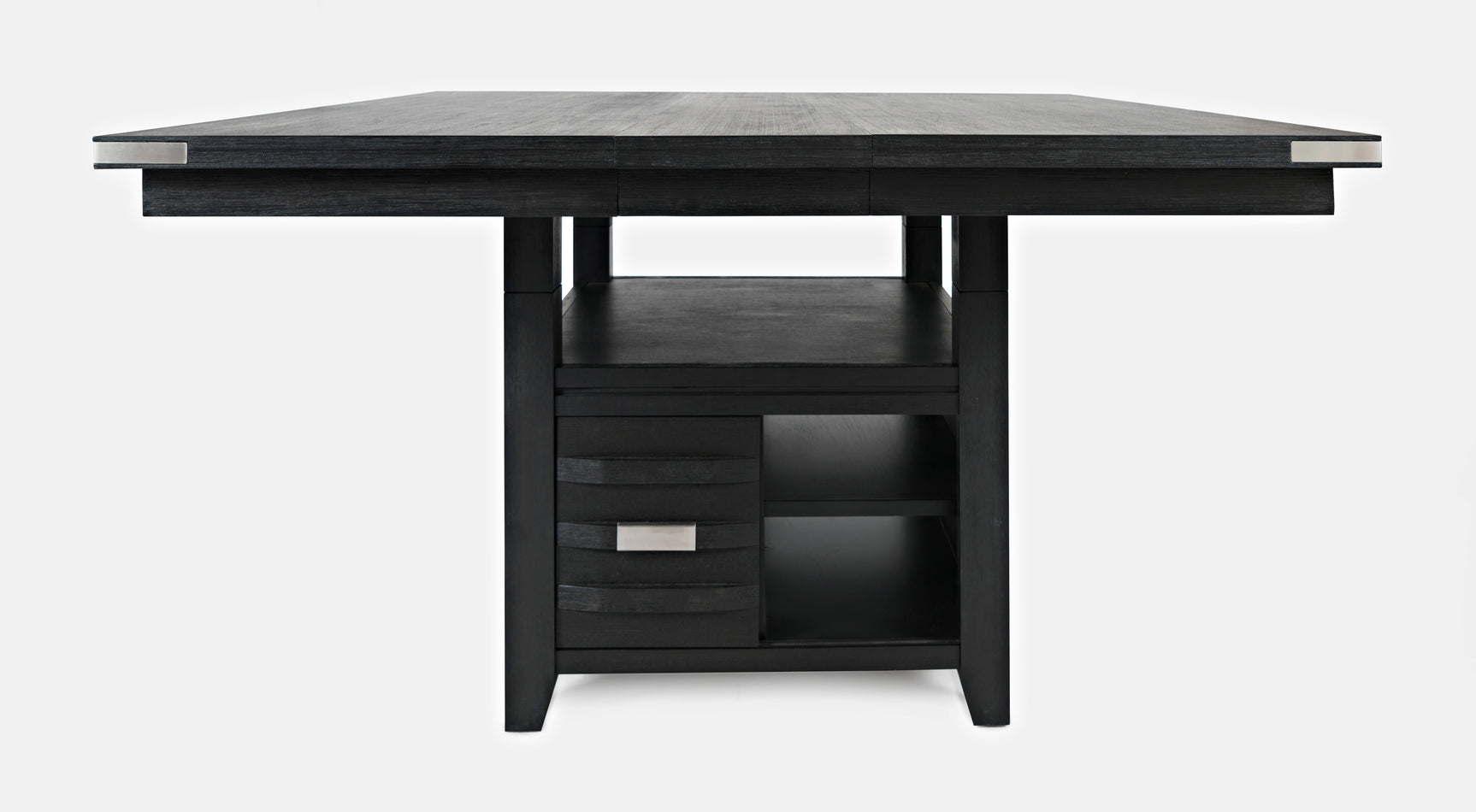 Altamonte Dark Charcoal High/Low Sq. Counter Table - Ornate Home