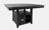 Altamonte Dark Charcoal High/Low Sq. Counter Table - Ornate Home