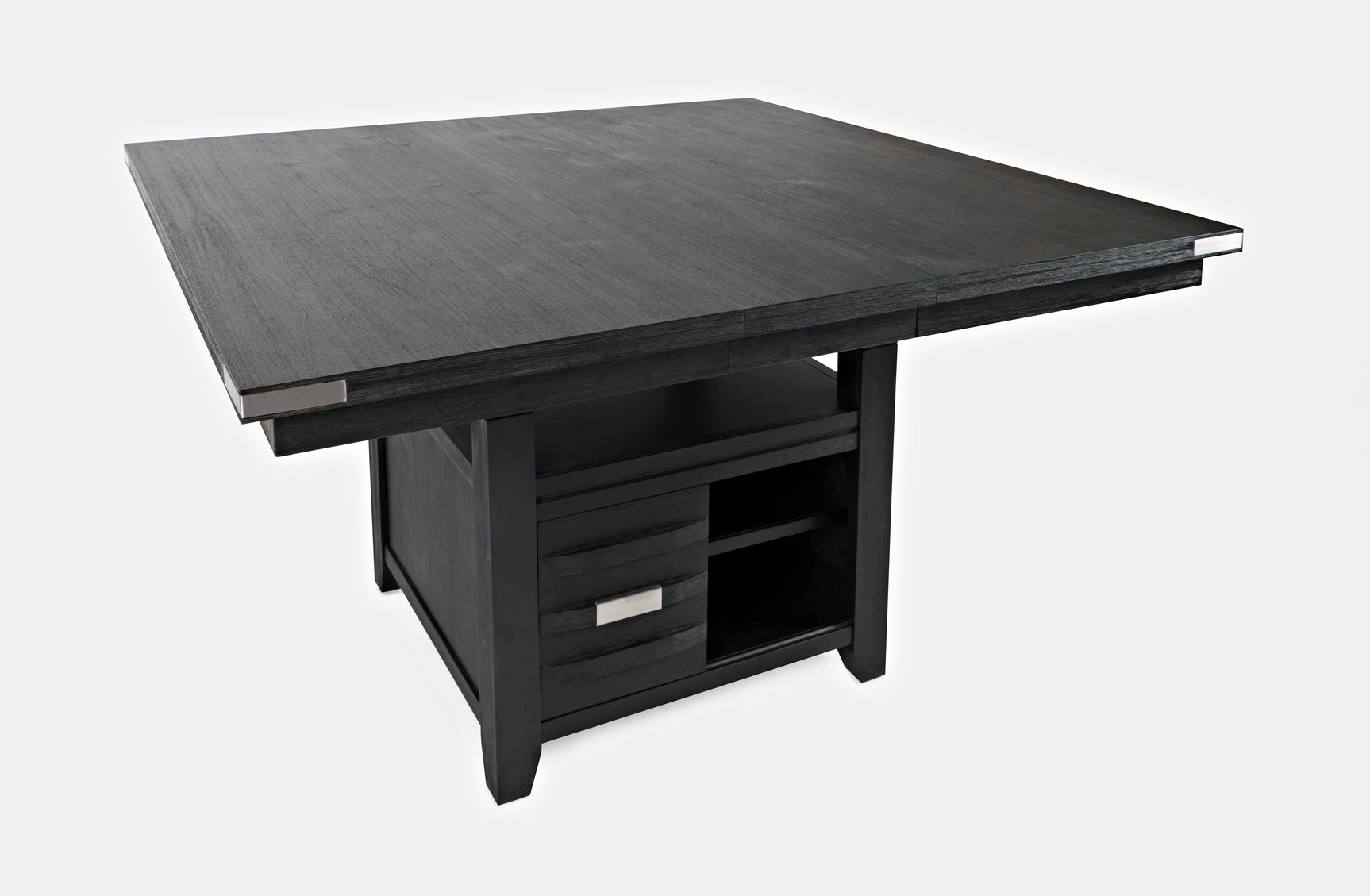 Altamonte Dark Charcoal High/Low Sq. Counter Table - Ornate Home