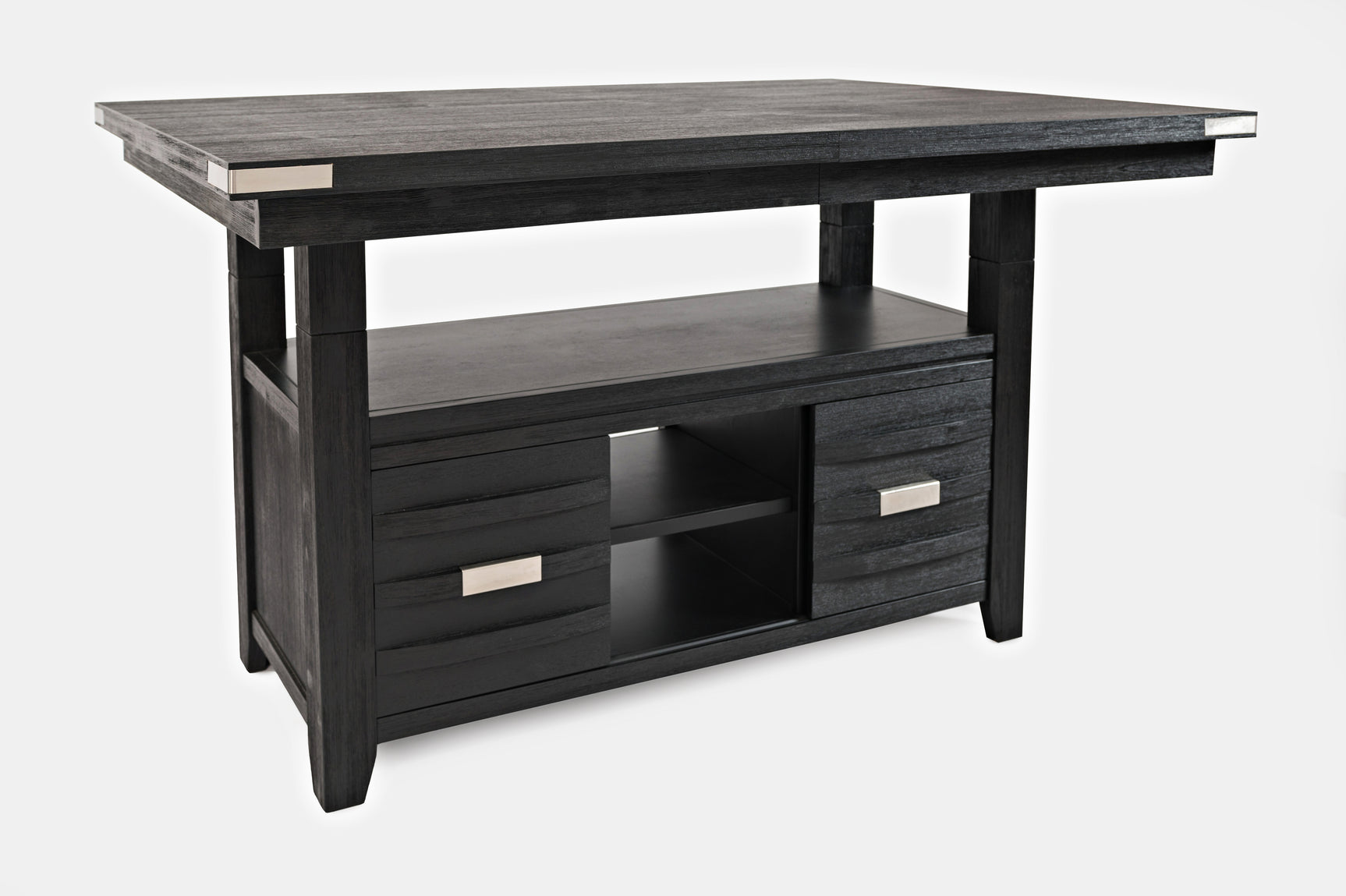 Altamonte Dark Charcoal High/Low Storage Table - Ornate Home