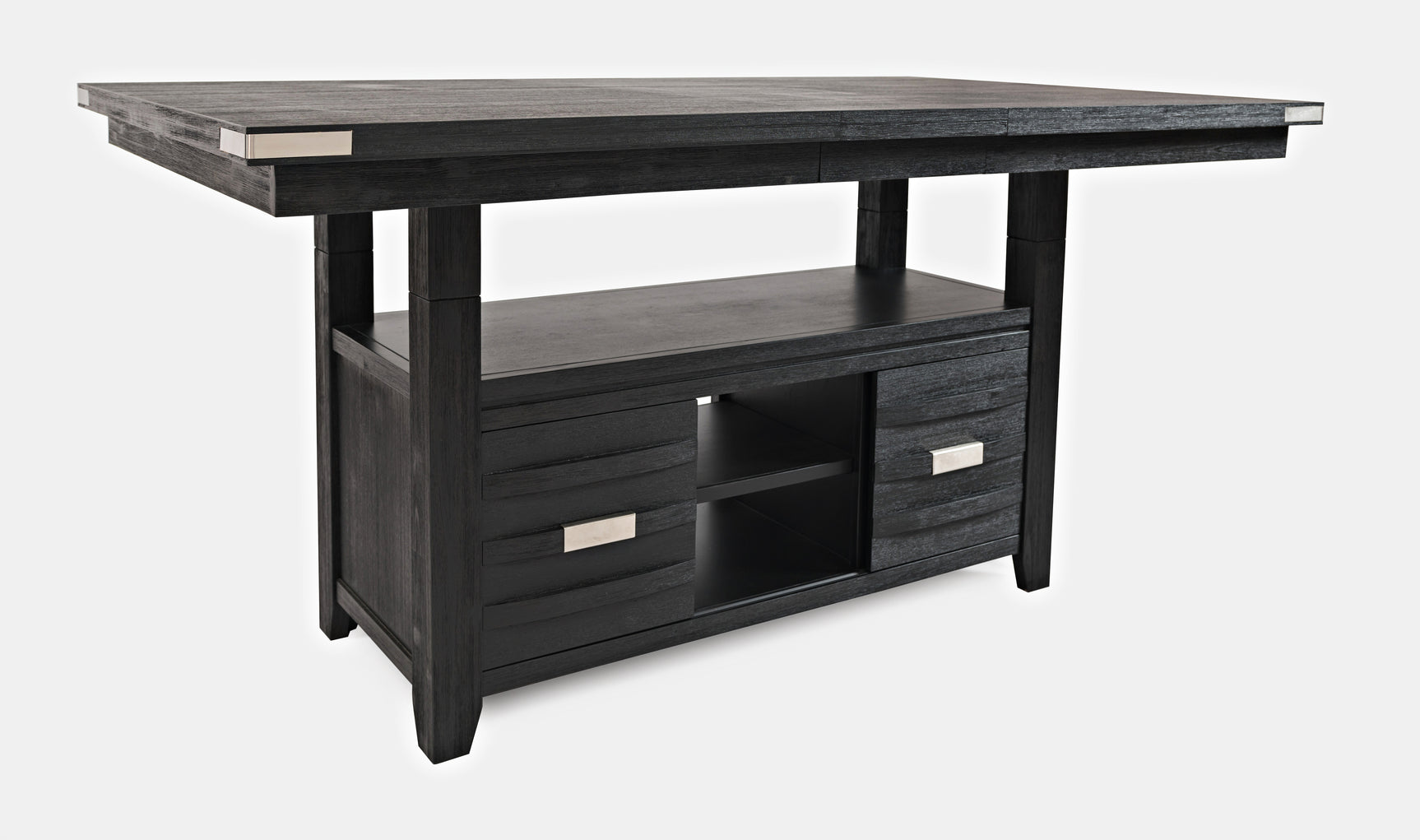 Altamonte Dark Charcoal High/Low Storage Table - Ornate Home