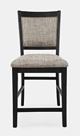 Altamonte Dark Charcoal Uph Stool (Set of 2) - Ornate Home