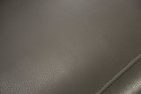 Altamura Gray Real Italian Leather Power Loveseat - Ornate Home