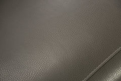Altamura Gray Real Italian Leather Power Loveseat - Ornate Home