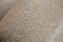 Altamura Taupe Real Italian Leather Power Loveseat - Ornate Home