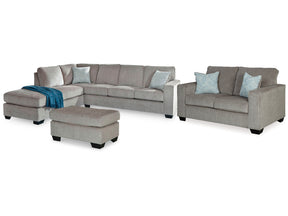 Altari Alloy 2-Piece Sectional with Chaise, Loveseat and Ottoman (Online Special Price) - Ornate Home