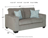 Altari Alloy 2-Piece Sectional with Chaise, Loveseat and Ottoman - Ornate Home