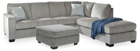 Altari Alloy 2-Piece Sectional with Chaise and Oversized Ottoman (Online Special Price) - Ornate Home
