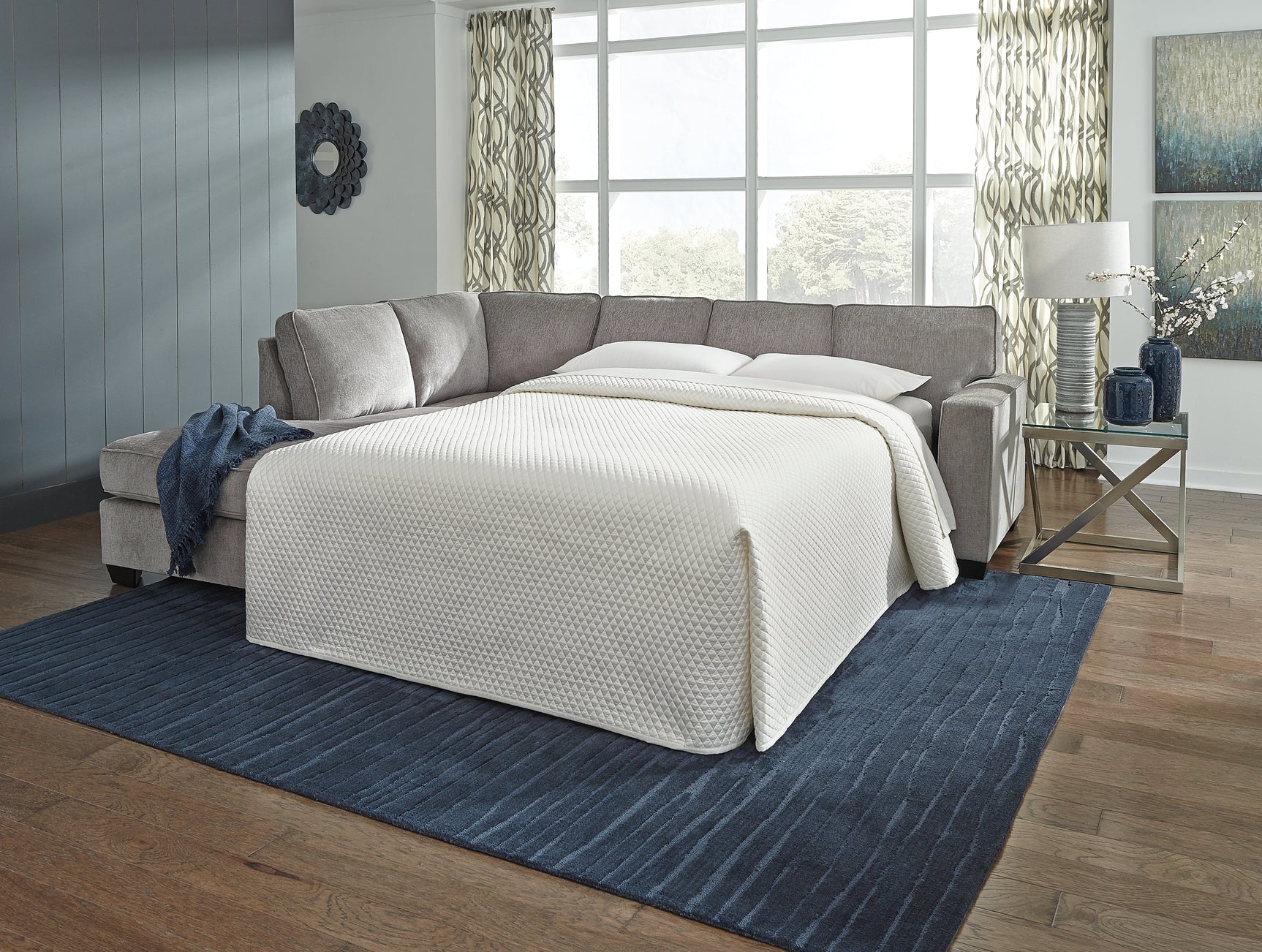 Altari Alloy 2-Piece Sectional with Ottoman (Online Special Price) - Ornate Home