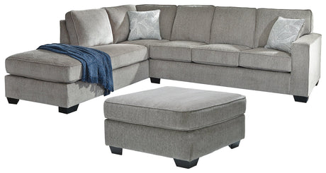 Altari Alloy 2-Piece Sectional with Ottoman - Ornate Home
