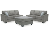 Altari Alloy 2-Piece Sectional with Ottoman - Ornate Home