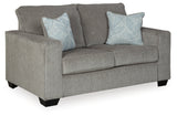 Altari Alloy 2-Piece Sleeper Sectional, Loveseat and Ottoman - Ornate Home
