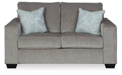 Altari Alloy 2-Piece Sleeper Sectional, Loveseat and Ottoman - Ornate Home