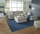 Altari Alloy 2-Piece Sleeper Sectional, Loveseat and Ottoman - Ornate Home