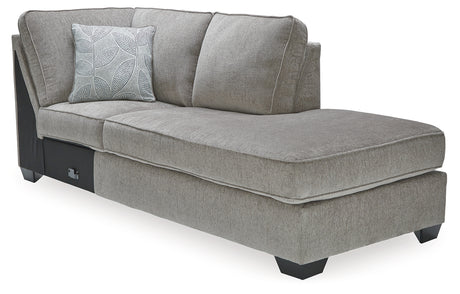 Altari Alloy 2-Piece Sleeper Sectional and Ottoman - Ornate Home