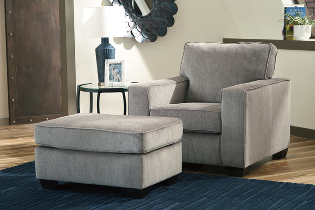 Altari Alloy Chair and Ottoman (Online Special Price) - Ornate Home