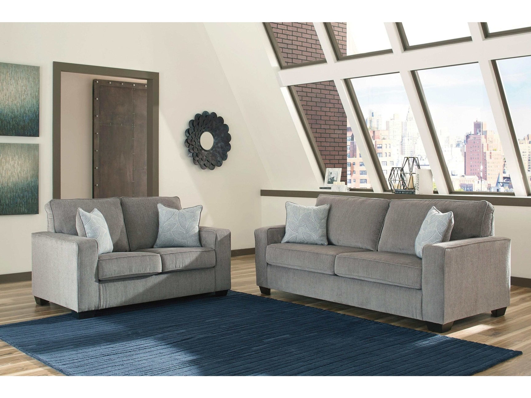 Altari Alloy Stationary Sofa & Loveseat / 2pc (Online Special Price) - Ornate Home