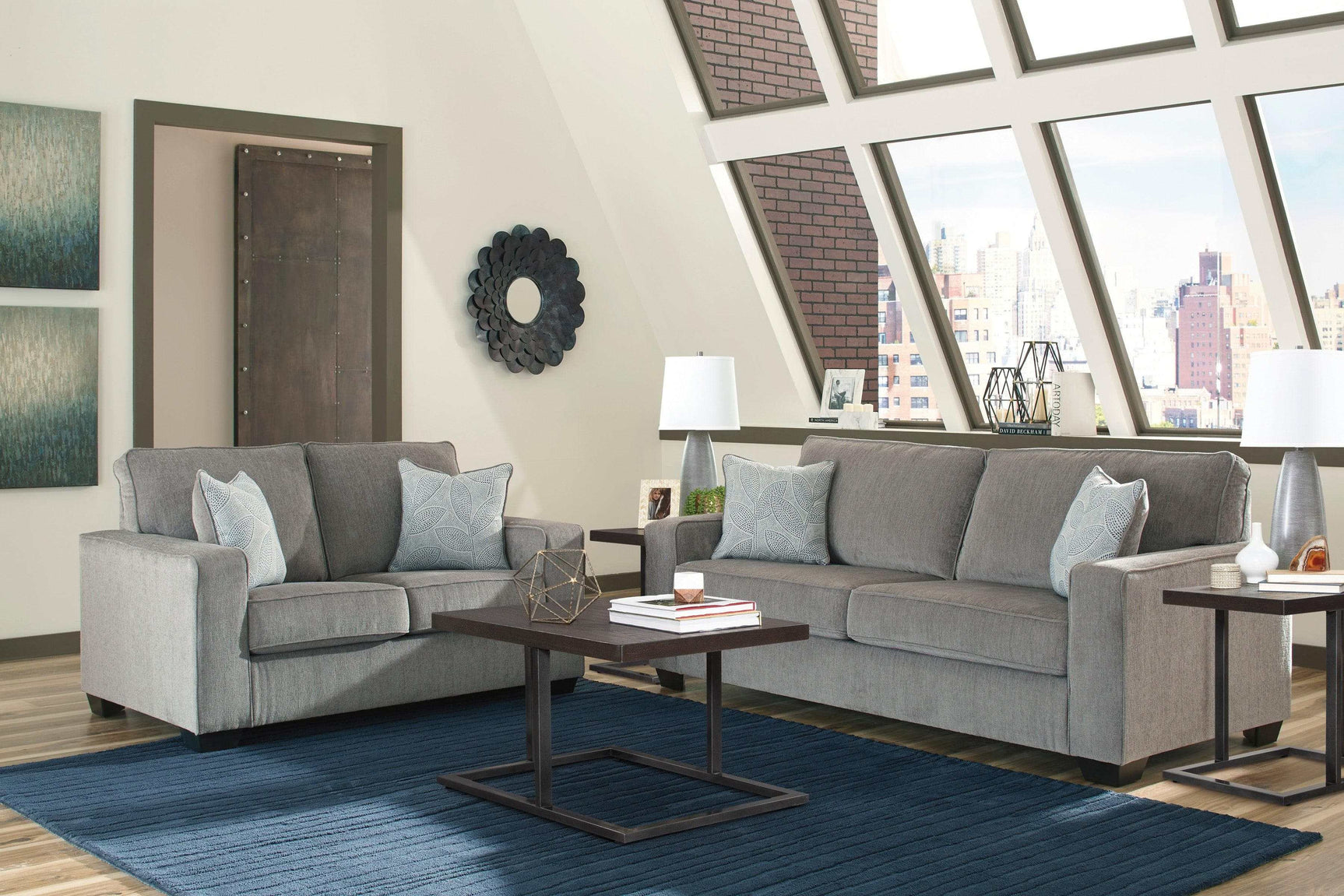 Altari Alloy Stationary Sofa & Loveseat / 2pc (Online Special Price) - Ornate Home