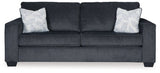 Altari Gray Sofa, Loveseat, Chair and Ottoman - Ornate Home
