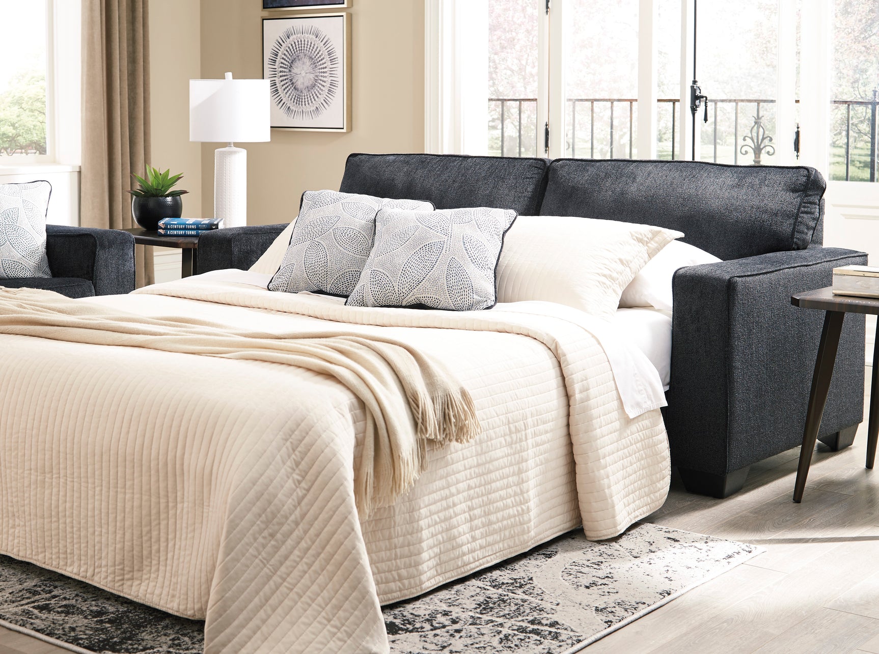Altari Gray Sofa Sleeper and Loveseat (Online Special Price) - Ornate Home