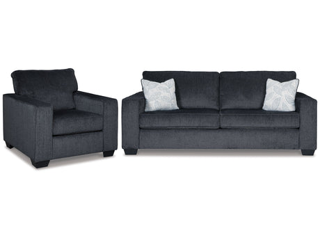Altari Gray Sofa Sleeper with Chair - Ornate Home