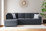 Altari Slate 2-Piece Left Sectional and Ottoman - Ornate Home