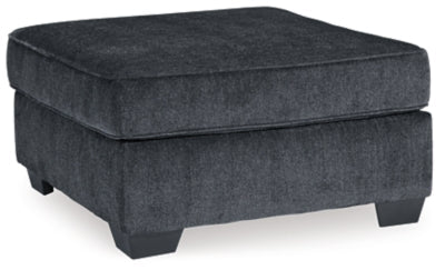 Altari Slate 2-Piece Right Sectional and Ottoman - Ornate Home
