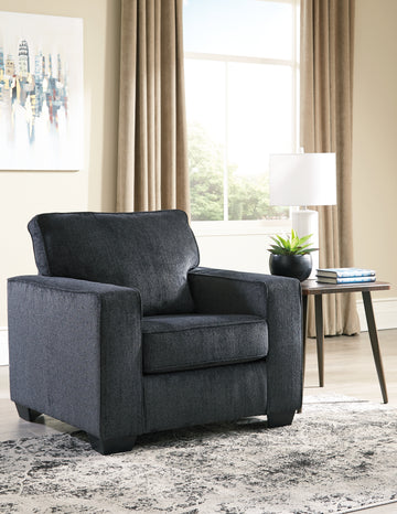 Altari Slate 2-Piece Sectional and Chair - Ornate Home