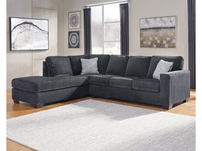 Altari Slate 2-Piece Sectional with Chaise and Ottoman (Online Special Price) - Ornate Home