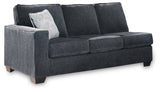 Altari Slate 2-Piece Sleeper Sectional and Ottoman - Ornate Home