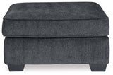 Altari Slate 2-Piece Sleeper Sectional and Ottoman - Ornate Home