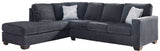 Altari Slate 2pc Sectional Sofa w/ LAF Chaise (Online Special Price) - Ornate Home