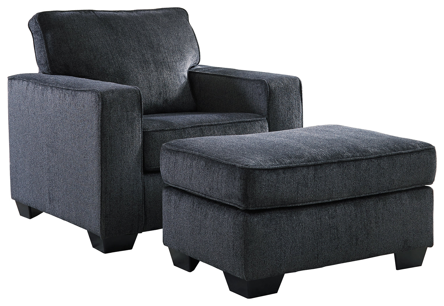 Altari Slate Chair and Ottoman - Ornate Home