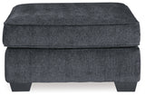 Altari Slate Queen Sofa Sleeper, Loveseat, Chair and Oversized Ottoman (Online Special Price) - Ornate Home