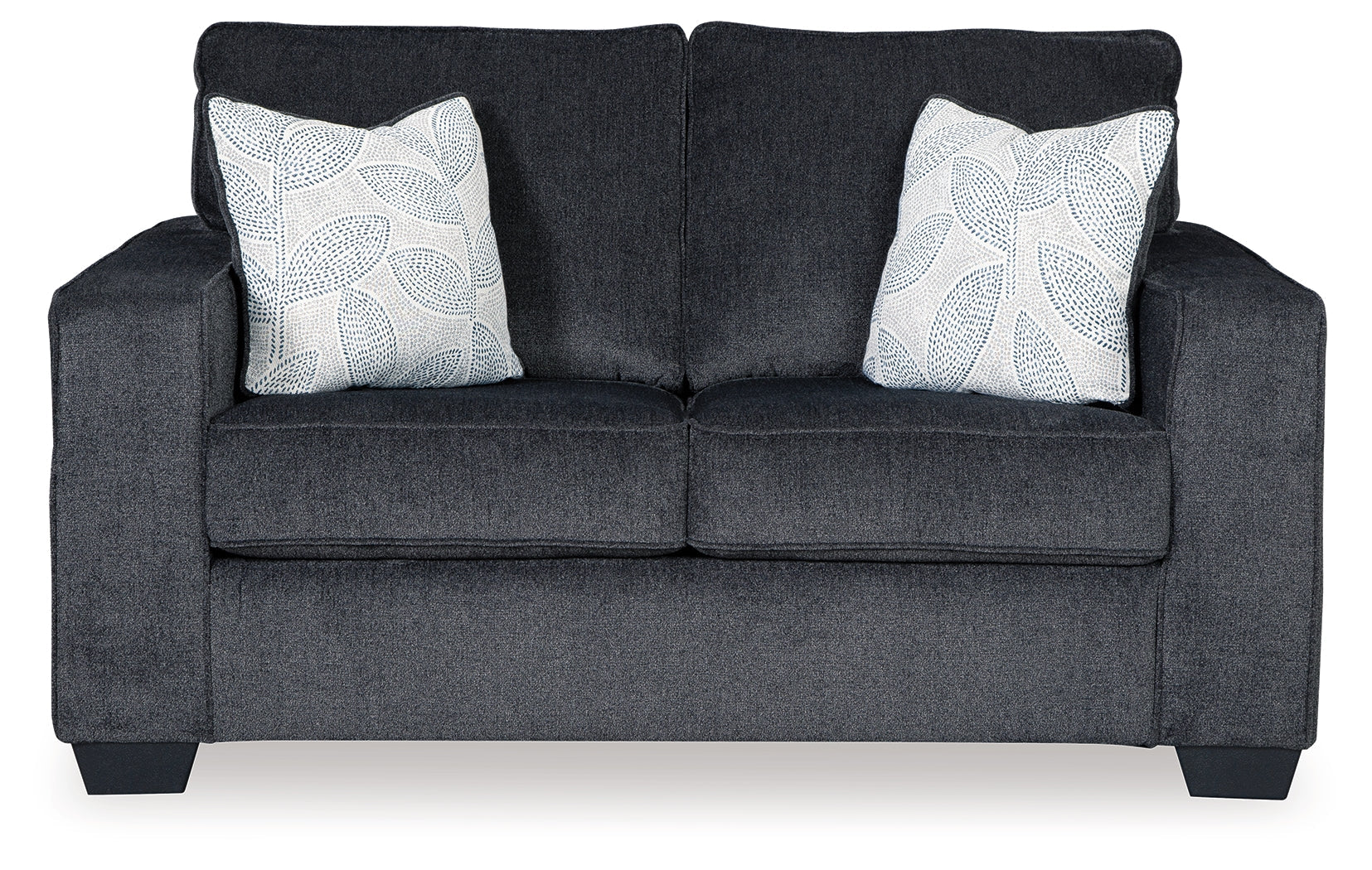 Altari Slate Queen Sofa Sleeper, Loveseat, Chair and Oversized Ottoman (Online Special Price) - Ornate Home