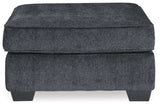 Altari Slate Queen Sofa Sleeper, Loveseat, Chair and Oversized Ottoman - Ornate Home